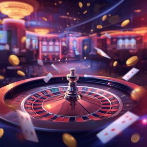 Sảnh Casino Trực Tuyến V8BA với bàn chia bài trực tiếp